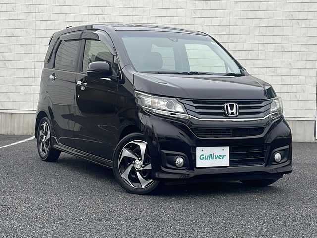 ホンダ Ｎ ＷＧＮ カスタム G ターボパッケージ 千葉県 2013(平25)年 6.9万km プレミアムゴールドパープルパール メーカーオプションディスプレイオーディオ9WT0/CD/Bluetooth接続/ETCバックカメラ/USB入力/USB充電/クルーズコントロール/パドルシフト/安心パッケージ/・シティブレーキアクティブシステム(低速域衝突軽減ブレーキ + 誤発進抑制機能)/・前席用サイドエアバッグシステム/・サイド＆カーテンエアバッグシステム/オートライト/オートエアコン/ドアバイザー/純正フロアマット/スマートキー/スペアキー/HIDヘッドライト/ハーフレザーシート/純正アルミホイール