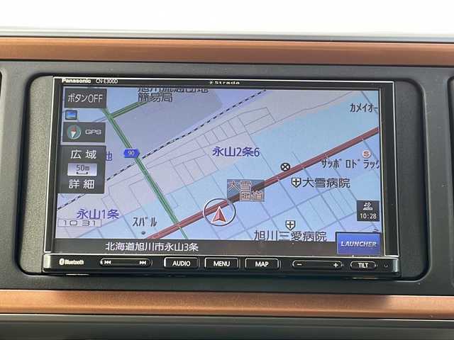 ダイハツ ブーン シルク Gパッケージ SAⅢ 道北・旭川 2019(令1)年 2.6万km ブラックマイカメタリック/ダークエメラルドマイカ /4WD//寒冷地仕様//ワンオーナー//禁煙車//スペアキー//社外ナビ/　CD/BT/TV//バックカメラ//衝突軽減ブレーキ//横滑り防止//誤発進抑制//コーナーセンサー//シートヒーター//オートライト//オートハイビーム//革巻きステアリング//LEDヘッドライト//LEDフォグランプ//純正フロアマット//ドライブレコーダー//フロントデアイサー