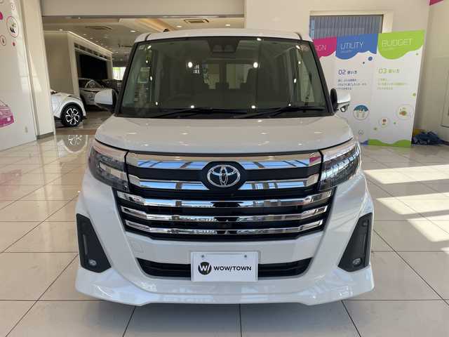 トヨタ ルーミー カスタムG－T 埼玉県 2025(令7)年 0.1千km パールホワイトⅢ スマートアシスト/純正9インチディスプレイオーディオ/　　BT/USB/HDMI/フルセグ/アップルカープレイ/全方位カメラ/両側電動スライドドア/レーダークルーズコントロール/LEDヘッドライト/シートヒーター/純正15インチアルミホイール/コーナーセンサー/ブレーキホールド/スマートキー×2/禁煙車