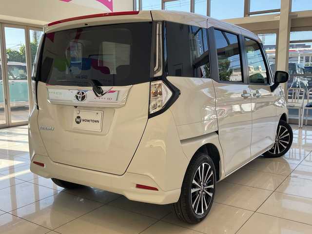 トヨタ ルーミー カスタムG－T 埼玉県 2025(令7)年 0.1千km パールホワイトⅢ スマートアシスト/純正9インチディスプレイオーディオ/　　BT/USB/HDMI/フルセグ/アップルカープレイ/全方位カメラ/両側電動スライドドア/レーダークルーズコントロール/LEDヘッドライト/シートヒーター/純正15インチアルミホイール/コーナーセンサー/ブレーキホールド/スマートキー×2/禁煙車