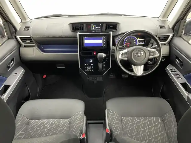 トヨタ タンク カスタムG S 岡山県 2018(平30)年 4.8万km ブラックマイカ/マゼンダベリーメタリック 純正SDナビ/（CD/DVD/BT/TV)/型番:NSZT-W68T/バックカメラ/クルーズコントロール/衝突軽減ブレーキ/レーンキープアシスト/踏み間違え防止/ETC/両側パワースライドドア/LEDヘッドライト/フォグランプ/オートライト/純正ドライブレコーダー/純正フロアマット/純正ドアバイザー/取扱説明書/ナビ取扱説明書