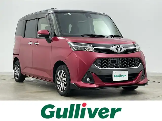 トヨタ タンク カスタムG S 岡山県 2018(平30)年 4.8万km ブラックマイカ/マゼンダベリーメタリック 純正SDナビ/（CD/DVD/BT/TV)/型番:NSZT-W68T/バックカメラ/クルーズコントロール/衝突軽減ブレーキ/レーンキープアシスト/踏み間違え防止/ETC/両側パワースライドドア/LEDヘッドライト/フォグランプ/オートライト/純正ドライブレコーダー/純正フロアマット/純正ドアバイザー/取扱説明書/ナビ取扱説明書