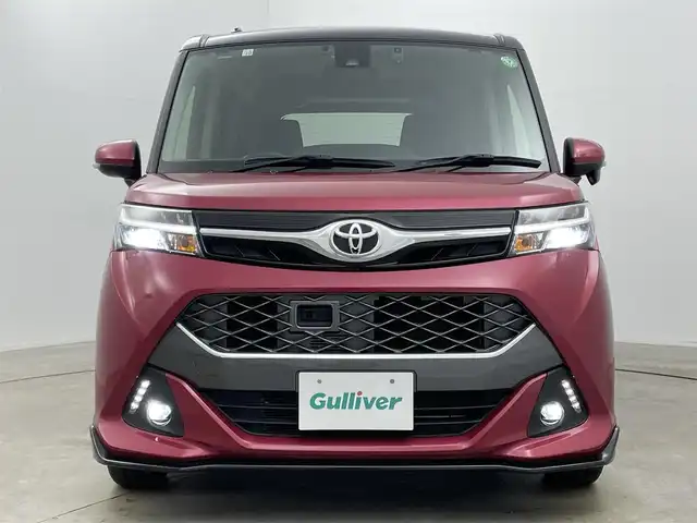 トヨタ タンク カスタムG S 岡山県 2018(平30)年 4.8万km ブラックマイカ/マゼンダベリーメタリック 純正SDナビ/（CD/DVD/BT/TV)/型番:NSZT-W68T/バックカメラ/クルーズコントロール/衝突軽減ブレーキ/レーンキープアシスト/踏み間違え防止/ETC/両側パワースライドドア/LEDヘッドライト/フォグランプ/オートライト/純正ドライブレコーダー/純正フロアマット/純正ドアバイザー/取扱説明書/ナビ取扱説明書