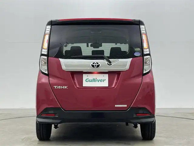 トヨタ タンク カスタムG S 岡山県 2018(平30)年 4.8万km ブラックマイカ/マゼンダベリーメタリック 純正SDナビ/（CD/DVD/BT/TV)/型番:NSZT-W68T/バックカメラ/クルーズコントロール/衝突軽減ブレーキ/レーンキープアシスト/踏み間違え防止/ETC/両側パワースライドドア/LEDヘッドライト/フォグランプ/オートライト/純正ドライブレコーダー/純正フロアマット/純正ドアバイザー/取扱説明書/ナビ取扱説明書