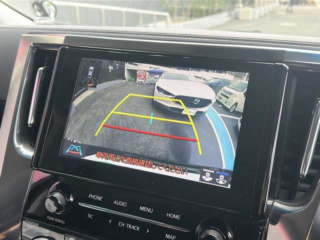 トヨタ アルファード S Cパッケージ 広島県 2020(令2)年 6万km ブラック 禁煙/モデリスタシグネチャーイルミ/セーフティセンス/・プリクラッシュセーフティ/・LTA/LDA/RSA/・先行車発進告知/・オートマチックハイビーム/クリアランスソナー/純正ディスプレイオーディオ/・ナビ機能/Bluetooth/Miracast/HDMI/バックカメラ/純正フリップダウンモニター（V12T-R68C）/3眼LEDヘッドライト/シーケンシャルターンランプ/オートライト/フォグランプ/合皮シート/シートヒーター/シートベンチレーション/パワーシート/メモリシート/ウッドコンビステアリング/ステアリングスイッチ/ステアリングヒーター/パワーバックドア/スマートキー/プッシュスタート/スペアキー/360°ドライブレコーダー（ユピテルZQ-20）/レーダー探知機/ビルトインETC/後席カーテン/純正18インチアルミホイール