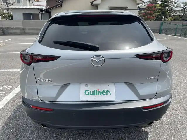 マツダ ＣＸ－３０ 20S プロアクティブツーリングセレ 栃木県 2019(令1)年 4.8万km ソニックシルバーM 純正マツダコネクトナビゲーション/360度ビューモニター/地デジTV/Bluetooth/CD/DVD/スマートブレーキサポート/AT誤発進抑制制御/レーダークルーズコントロール/車線逸脱警報システム/レーンキープアシスト/ブラインドスポットモニタリング/パワーバックドア/アダプティブLEDヘッドランプ/純正18インチアルミホイール/パワーシート【運転席】/シートヒーター【運転席/助手席】/アドバンストキーレスエントリーシステム/保証書/取扱説明書/スペアキー１本