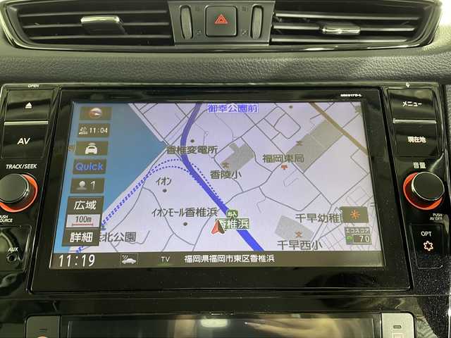 日産 エクストレイル 20X 福岡県 2018(平30)年 6.5万km ブリリアントホワイトパール ・純正ナビ/・CD/DVD/・フルセグTV/・IPoｄ/・ＡＵＸ/・Bluetooth/・全方位カメラ/・PBD/・TRC/・ビルトインETC/・BSM/・電動パーキング/・社外フロアマット/・衝突軽減ブレーキシステム/・レーンキープアシスト/・ブレーキホールド