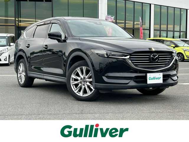 マツダ ＣＸ－８ XD 奈良県 2018(平30)年 4万km ジェットブラックマイカ BOSEサウンド/純正ナビ(フルセグTV/CD/DVD/AM・FM/BT)/バックカメラ/ビルトインETC/クルーズコントロール/スマート・シティ・ブレーキ・サポート/レーンキープアシストシステム/運転席パワーシート/シートヒーター(D/N席)/ステアリングヒーター/LEDヘッドライト/カーテンエアバッグ/純正19インチアルミホイール/純正フロアマット
