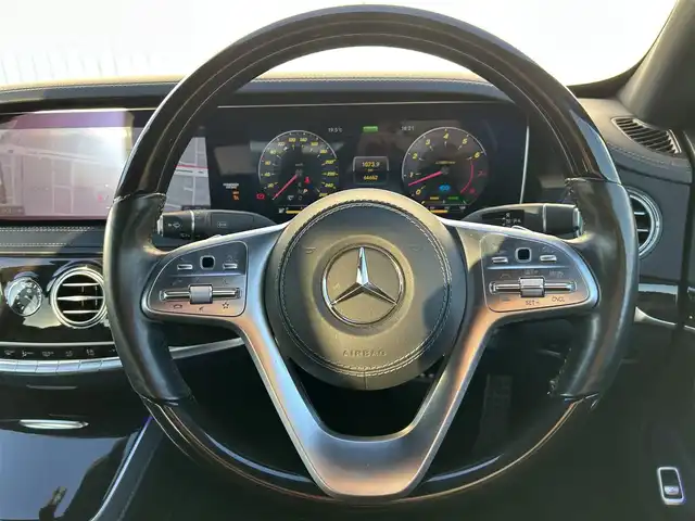 メルセデス・ベンツ Ｓ４５０ エクスクルーシブ AMGライン 熊本県 2018(平30)年 6.5万km ガンＭ セレナイトグレー/Ｂｕｒｍｅｓｔｅｒサウンド/純正ナビ/・AM/FM/USB/BT／SD/・・フルセグTV/アラウンドビューモニター/パノラミックスライディングルーフ/エアバランスパッケージ/クロージングサポーター/前席シートベンチレーター/前席シートヒーター/アクティブブレーキアシスト/アテンションアシスト/ブラインドスポットアシスト/インテリジェントライトシステム/メモリ付パワーシート/レーンキープアシスト/アダプティブクルーズコントロール/LEDヘッドライト/前後ドライブレコーダー/電動パーキングブレーキ/電動格納ミラー/ウインカーミラー/プッシュスタート