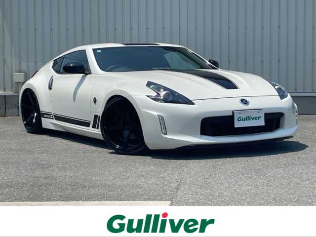 日産 フェアレディ Ｚ ヘリテージエディション 山形県 2019(平31)年 1.4万km ブリリアントホワイトパール 7AT/インテリジェントキー/純正ナビ/　【CD DVD AUX BT】/フルセグTV/バックカメラ/ETC/ステアリングスイッチ/パドルシフト/SNOWモード/純正20インチアルミ/LEDライト/フォグランプ/純正フロアマット/スペアキーあり