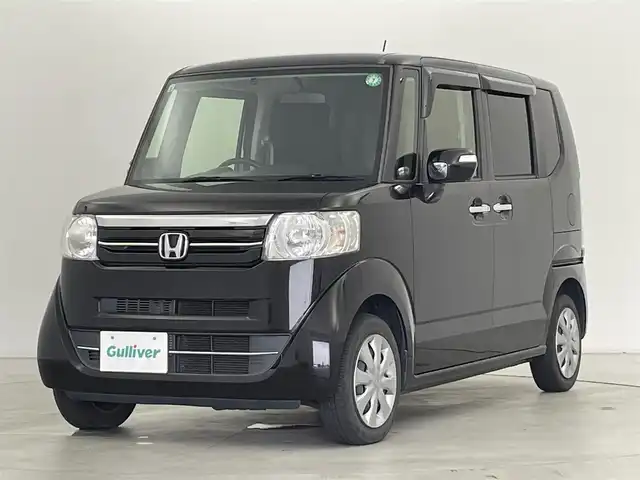 ホンダ Ｎ ＢＯＸ G Lパッケージ 群馬県 2015(平27)年 7.9万km スマートブラック 純正メモリナビ（VXM-155VSi)/バックカメラ/ワンセグTV/Bluetooth接続/SD/iPod/CD/DVD/AM/FM/片側電動スライドドア/ＥＴＣ/スマートキー/プッシュスタートボタン/ヘッドライトレベライザー/ステアリングリモコン/横滑り防止装置/ロールサンシェード/禁煙車