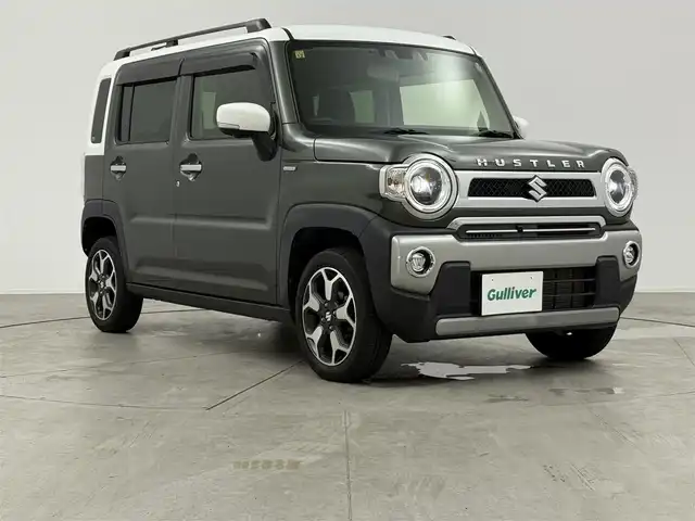 スズキ ハスラー Jスタイル 愛知県 2020(令2)年 5.4万km クールカーキパールメタリック/ホワイト2トーンルーフ ルーフレール/前席シートヒーター/純正9インチメモリーナビ/（CD/DVD/BT/フルセグ）/スマホ連動/全方位カメラ/ETC/前後コーナーセンサー/衝突軽減システム/車線逸脱抑制/アイドリングストップ/横滑り防止/オートライト/フォグランプ/ドアバイザー