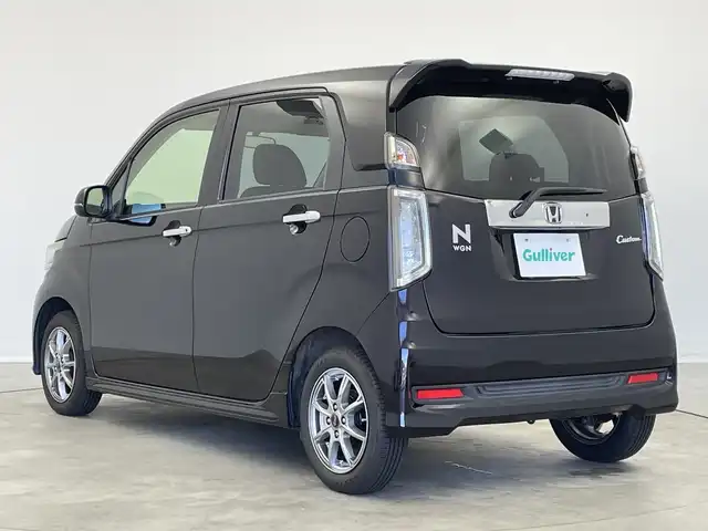 ホンダ Ｎ ＷＧＮ カスタム G 新潟県 2014(平26)年 6.9万km プレミアムゴールドパープルパール 純正メモリナビ（Bluetooth・CD・DVD）/地デジ　/キセノンオートライト　/前方ドライブレコーダー/ETC　/レザーステアリング　/フォグランプ　/電格ウィンカーミラー　/純正フロアマット　/社外１４インチアルミホイール/保証書　/取扱説明書/ECON　/スマートキー/スペアキー
