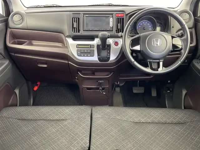 ホンダ Ｎ ＷＧＮ カスタム G 新潟県 2014(平26)年 6.9万km プレミアムゴールドパープルパール 純正メモリナビ（Bluetooth・CD・DVD）/地デジ　/キセノンオートライト　/前方ドライブレコーダー/ETC　/レザーステアリング　/フォグランプ　/電格ウィンカーミラー　/純正フロアマット　/社外１４インチアルミホイール/保証書　/取扱説明書/ECON　/スマートキー/スペアキー