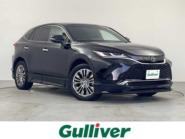 トヨタ ハリアー Z レザーパッケージ 愛知県 2023(令5)年 4.1万km ブラック 純正メモリナビ/・FM/AM/フルセグTV/BT/USB/Miracas/TVキャンセラー/JBLサウンド/パノラミックビューモニター/バックモニター/デジタルインナーミラー/ヘッドアップディスプレイ/調光パノラマルーフ/運転席助手席パワーシート/運転席シートメモリー/運転席助手席シートヒーター/レザーシート/ステアリングヒーター/革巻きステアリング/ステアリングスイッチ/オートLEDヘッドライト/オートハイビーム/電動パーキングブレーキ/オートブレーキホールド/ビルトインETC20/LTA/BSN/PCS/クリアランスソナー/RCTA/PKSB/RSA/横滑り防止装置/isofix/スペアキー１本