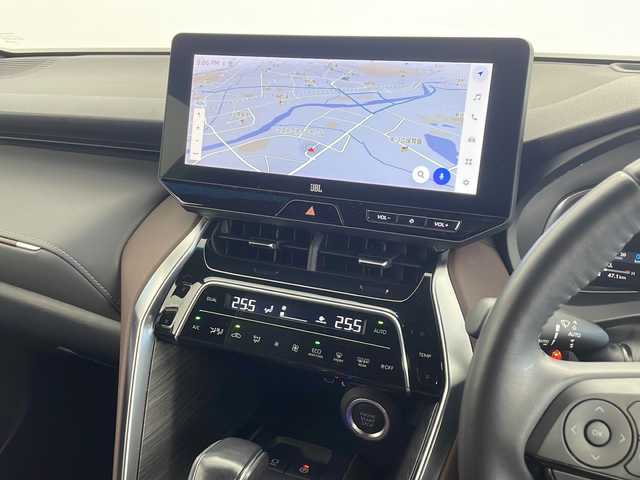 トヨタ ハリアー Z レザーパッケージ 愛知県 2023(令5)年 4.1万km ブラック 純正メモリナビ/・FM/AM/フルセグTV/BT/USB/Miracas/TVキャンセラー/JBLサウンド/パノラミックビューモニター/バックモニター/デジタルインナーミラー/ヘッドアップディスプレイ/調光パノラマルーフ/運転席助手席パワーシート/運転席シートメモリー/運転席助手席シートヒーター/レザーシート/ステアリングヒーター/革巻きステアリング/ステアリングスイッチ/オートLEDヘッドライト/オートハイビーム/電動パーキングブレーキ/オートブレーキホールド/ビルトインETC20/LTA/BSN/PCS/クリアランスソナー/RCTA/PKSB/RSA/横滑り防止装置/isofix/スペアキー１本