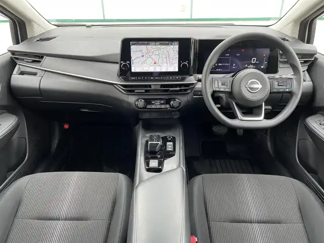 日産 ノート X 山梨県 2021(令3)年 7万km ピュアホワイトパール 純正9型ナビ/　(AM/FM/AppleCarPlay、AndroidAuto対応)/フルセグTV/インテリジェントアラウンドビューモニター/ビルトインETC2.0/ドライブレコーダー/インテリジェントクルーズコントロール/ソナー機能/プロパイロット/全方位運転支援システム/・インテリジェントエマージェンシーブレーキ/・踏み間違い衝突防止アシスト/・標識検知機能/・前方衝突予測警報/・車両逸脱防止支援システム/・ふらつき警報/・後側方衝突防止支援システム/SOSコール/インテリジェントルームミラー/アダプティブLEDヘッドランプ/ステアリングスイッチ/純正OP16インチエスティーロAW/インテリジェントキー/スペアキー/プッシュパワースターター/保証書