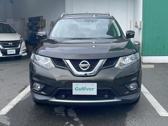 日産 エクストレイル 20Xt エマージェンシーブレーキ 京都府 2016(平28)年 3.9万km チタニウムカーキ 純正ＨＤＤナビ　アラウンドビューモニター　クルーズコントロール　エマージェンシーブレーキ　ＬＥＤヘッドライト　ルーフレール　電動リアゲート　コーナーセンサー　ビルトインＥＴＣ　インテリジェントキー