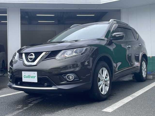 日産 エクストレイル 20Xt エマージェンシーブレーキ 京都府 2016(平28)年 3.9万km チタニウムカーキ 純正ＨＤＤナビ　アラウンドビューモニター　クルーズコントロール　エマージェンシーブレーキ　ＬＥＤヘッドライト　ルーフレール　電動リアゲート　コーナーセンサー　ビルトインＥＴＣ　インテリジェントキー
