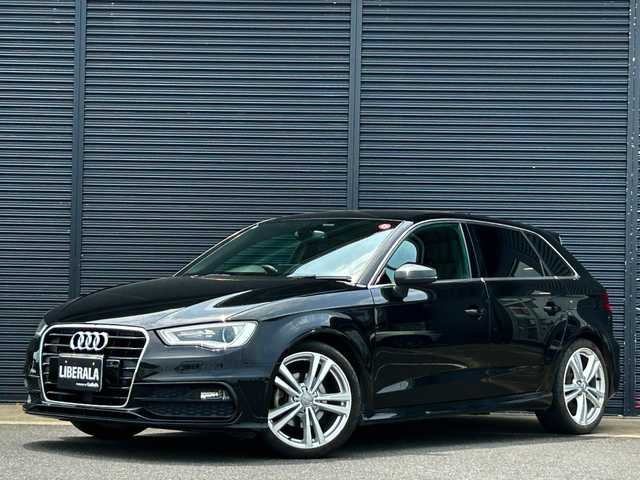 アウディ Ａ３ SB 1.4TFSI スポーツ Sライン 茨城県 2014(平26)年 12.3万km ミトスブラックメタリック Ｓラインパッケージ　/Ａｕｄｉプレセンス　/ＡＣＣ　/ＭＭＩナビ　/１２セグ　/ＢＴ　/ＤＶＤ　/バックカメラ　/パーキングエイド　/ハーフレザーシート　/キセノンヘッドライト　/ＥＴＣ　/純正１８インチＡＷ　/禁煙車