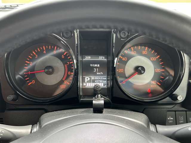 スズキ ジムニー XC 福島県 2021(令3)年 4.4万km シフォンアイボリーメタリックブラック2トーンルーフ 禁煙車/ワンオーナー/衝突被害軽減ブレーキ/クルーズコントロール/車線逸脱警報/社外ナビ(AM/FM/CD/DVD/BT)/シートヒーター　(D＋N席)/スマートキー/プッシュスタート/LEDヘッドライト/オートライト/ステアリングスイッチ/純正フロアマット/純正ドアバイザー/社外AW