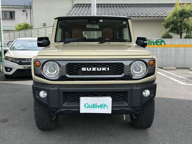 スズキ ジムニー XC 福島県 2021(令3)年 4.4万km シフォンアイボリーメタリックブラック2トーンルーフ 禁煙車/ワンオーナー/衝突被害軽減ブレーキ/クルーズコントロール/車線逸脱警報/社外ナビ(AM/FM/CD/DVD/BT)/シートヒーター　(D＋N席)/スマートキー/プッシュスタート/LEDヘッドライト/オートライト/ステアリングスイッチ/純正フロアマット/純正ドアバイザー/社外AW