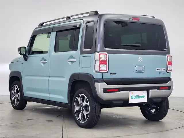 スズキ ハスラー Jスタイル ターボ 愛知県 2022(令4)年 0.9万km オフブルーメタリック/ガンメタリック2トーンルーフ 社外ナビ（フルセグ、CD、DVD、Bluetooth）/全方位カメラ/ETC/ACC/シートヒーター/ドラレコ/衝突軽減ブレーキ/レーンキープアシスト/オートハイビーム/ルーフレール/パドルシフト/ターボ/スマートキー/USB/純正18インチAW/フォグライト/三点エアバック/横滑り防止装置