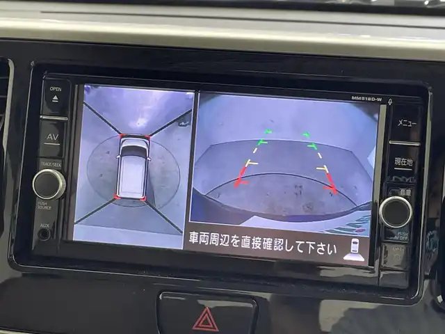 日産 デイズ ルークス HWS X Vセレクション 滋賀県 2018(平30)年 6.4万km オーシャンブルーP 純正ナビ/・フルセグTV・Bluetooth・CD・DVD/全方位カメラ/両側電動スライドドア/オートライト/純正１５インチアルミホイール/ＬＥＤヘッドライト/オートマチックハイビーム/衝突軽減システム/スマートキー