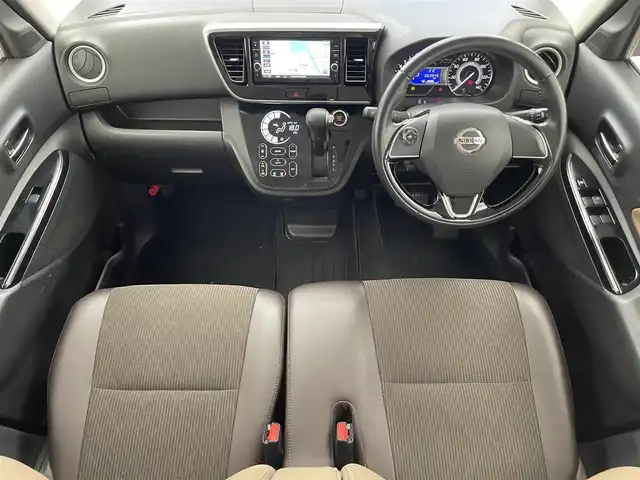 日産 デイズ ルークス HWS X Vセレクション 滋賀県 2018(平30)年 6.4万km オーシャンブルーP 純正ナビ/・フルセグTV・Bluetooth・CD・DVD/全方位カメラ/両側電動スライドドア/オートライト/純正１５インチアルミホイール/ＬＥＤヘッドライト/オートマチックハイビーム/衝突軽減システム/スマートキー