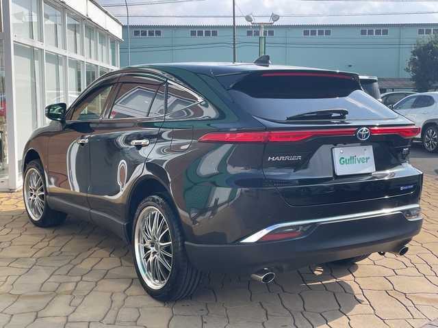 トヨタ ハリアー ハイブリッド Z 宮崎県 2021(令3)年 4.8万km プレシャスブラックパール 純正ナビ　ＪＢＬ　フルセグＴＶ　全方位カメラ　パワーバックドア　/２０インチアルミ　デジタルミラー　ＥＴＣ　ハーフレザー　レーンキープ　ＬＥＤヘッドライト　オートマチックハイビーム