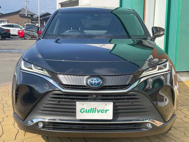 トヨタ ハリアー ハイブリッド Z 宮崎県 2021(令3)年 4.8万km プレシャスブラックパール 純正ナビ　ＪＢＬ　フルセグＴＶ　全方位カメラ　パワーバックドア　/２０インチアルミ　デジタルミラー　ＥＴＣ　ハーフレザー　レーンキープ　ＬＥＤヘッドライト　オートマチックハイビーム