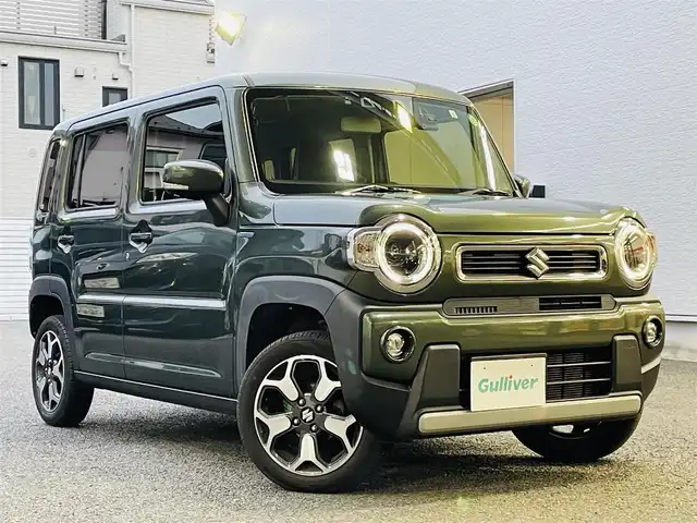 スズキ ハスラー HYBRID X 神奈川県 2020(令2)年 6.4万km クールカーキPM 登録時走行距離63168km/社外メモリナビ(型番MDV-D708)/　【CD/DVD/フルセグTV】/バックカメラ/ETC/前後ドライブレコーダー/衝突被害軽減ブレーキ/レーンキープアシスト/シートヒーター/オートライト/ヘッドライトレベライザー/フォグランプ/横滑り防止/アイドリングストップ/純正15インチアルミホイール /ウインカーミラー/純正フロアマット/リアプライバシーガラス/プッシュスタート/保証書