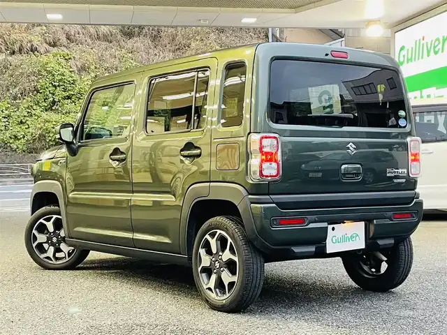 スズキ ハスラー HYBRID X 神奈川県 2020(令2)年 6.4万km クールカーキPM 登録時走行距離63168km/社外メモリナビ(型番MDV-D708)/　【CD/DVD/フルセグTV】/バックカメラ/ETC/前後ドライブレコーダー/衝突被害軽減ブレーキ/レーンキープアシスト/シートヒーター/オートライト/ヘッドライトレベライザー/フォグランプ/横滑り防止/アイドリングストップ/純正15インチアルミホイール /ウインカーミラー/純正フロアマット/リアプライバシーガラス/プッシュスタート/保証書