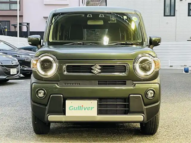 スズキ ハスラー HYBRID X 神奈川県 2020(令2)年 6.4万km クールカーキPM 登録時走行距離63168km/社外メモリナビ(型番MDV-D708)/　【CD/DVD/フルセグTV】/バックカメラ/ETC/前後ドライブレコーダー/衝突被害軽減ブレーキ/レーンキープアシスト/シートヒーター/オートライト/ヘッドライトレベライザー/フォグランプ/横滑り防止/アイドリングストップ/純正15インチアルミホイール /ウインカーミラー/純正フロアマット/リアプライバシーガラス/プッシュスタート/保証書