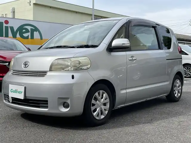 トヨタ ポルテ 130i Cパッケージ 静岡県 2008(平20)年 8.3万km シルバーマイカM 純正CDオーディオ/片側パワースライドドア/キーレス/ETC/純正フロアマット/電格ミラー/スペアキー/保証書/取扱説明書/H21/25/26/27/29/R1/3/5点検記録簿有