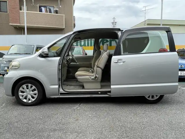 トヨタ ポルテ 130i Cパッケージ 静岡県 2008(平20)年 8.3万km シルバーマイカM 純正CDオーディオ/片側パワースライドドア/キーレス/ETC/純正フロアマット/電格ミラー/スペアキー/保証書/取扱説明書/H21/25/26/27/29/R1/3/5点検記録簿有