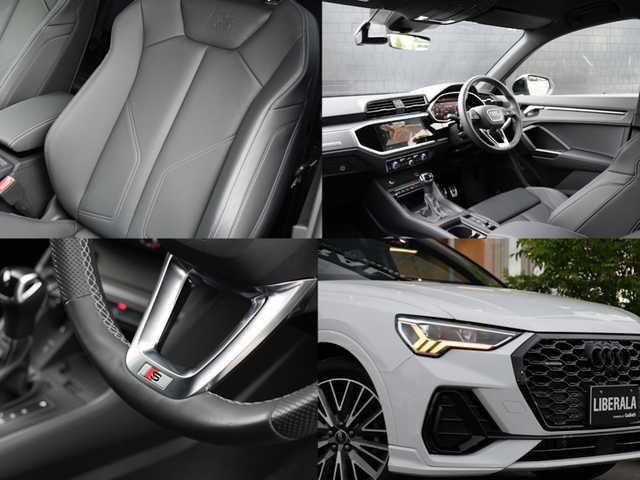 アウディ アウディ Ｑ３ 35TDIクワトロ Sライン 静岡県 2024(令6)年 0.4万km グレイシアホワイトメタリック BlackStyling パッケージ/Audyプレセンス軽減ブレーキ/車線逸脱警告 ACC サイドアシスト/19インチアルミホイール/ブラックレザーシート シートヒーター /MMIナビゲーションワンセグTV Bluetooth/全方位カメラ/前席パワーシート/LEDヘッドライト/リヤシーケンシャルウィンカー/バーチャルコクピット/Driveセレクト/ワイヤレス充電/リヤガラスフィルム施工/DSRCETC/前後ドライブレコーダー