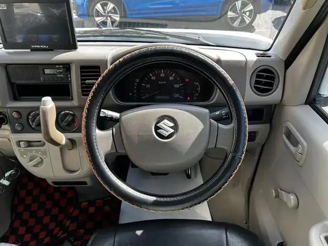 スズキ エブリイ PA 和歌山県 2014(平26)年 7.2万km スペリアホワイト VWバス仕様/社外ナビ/ドライブレコーダー/社外シートカバー