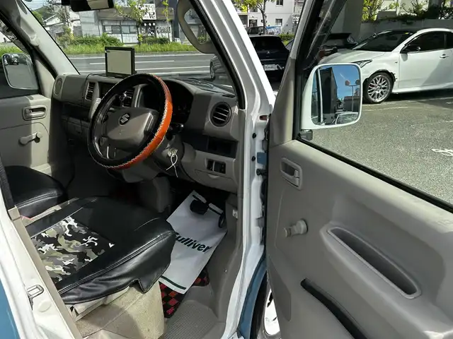 スズキ エブリイ PA 和歌山県 2014(平26)年 7.2万km スペリアホワイト VWバス仕様/社外ナビ/ドライブレコーダー/社外シートカバー