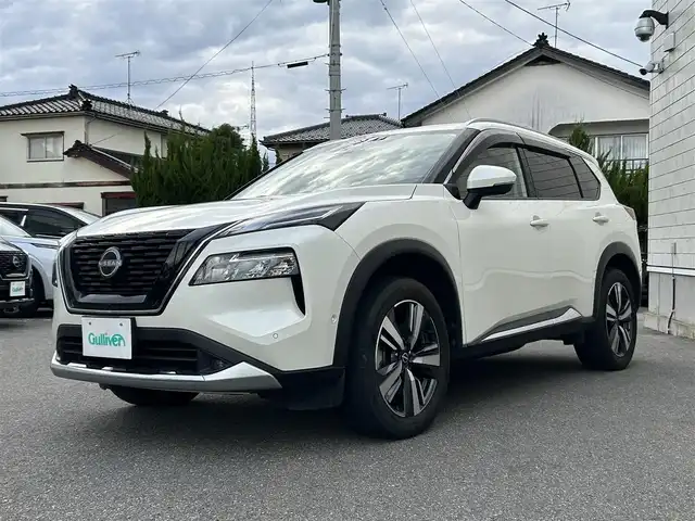 日産 エクストレイル G e－4ORCE 山形県 2023(令5)年 5万km ブリリアントホワイトパール 4WD/アダプティブクルーズ/純正12.3インチナビ/フルセグTV/FM/AM/BT/プロパイロット/シートヒーター/前後ドライブレコーダー/インテリジェントトレースコントロール/アドバンスヒルディセントコントロール/車線逸脱防止支援システム/後側方衝突防止支援システム/LEDヘッドライト/オートライト/オートハイビーム/電動パーキングブレーキ/パワーシート/パワーバックドア/パーキングアシスト/ETC/純正19インチAW