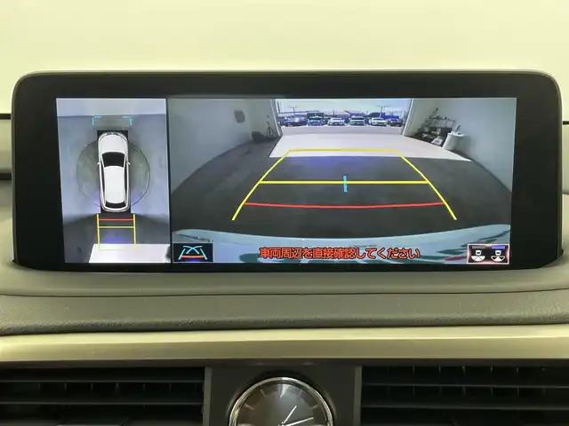 レクサス ＲＸ 450h Fスポーツ 大分県 2020(令2)年 4.2万km ホワイトノーヴァガラスフレーク ムーンルーフ/パノラミックビューモニター/純正12.3インチSDナビ/（フルセグTV/BT/CD/DVD/SD/USB）/三眼LEDヘッドランプ/レクサスセーフティシステムプラス/・プリクラッシュセーフティ/・レーントレーシングアシスト/・レーダークルーズコントロール/・ロードサインアシスト/・先行車発進告知/・ブラインドスポットモニター/前席シートヒーター/シートベンチレーション/運転席シートメモリー/電動チルトテレスコピックステアリング/ステアリングヒーター/オートブレーキホールド/前方ドライブレコーダー/ETC2.0/4WD/ヘッドアップディスプレイ/保証書・取扱説明書