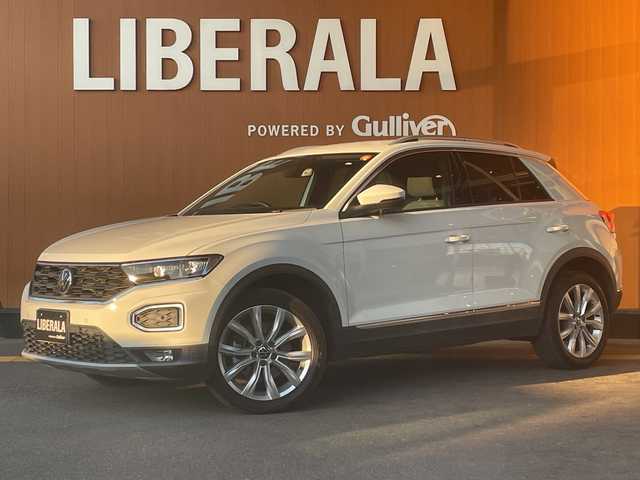 フォルクスワーゲン ＶＷ Ｔ－ロック TDI スポーツ 高知県 2021(令3)年 2.5万km ピュアホワイト 純正ナビ/【BT/FM/AM/フルセグTV】/バックカメラ/applecarplay/ACC/ブラインドスポット/純正18インチAW/LEDヘッドライト/電動リアゲート/クリアランスソナー/パドルシフト/ルーフレール/ハーフレザーシート/ETC/前後ドラレコ/電動パーキングブレーキ/ブレーキホールド/LEDヘッドライト/オートライト/スマートキー/プッシュスタート