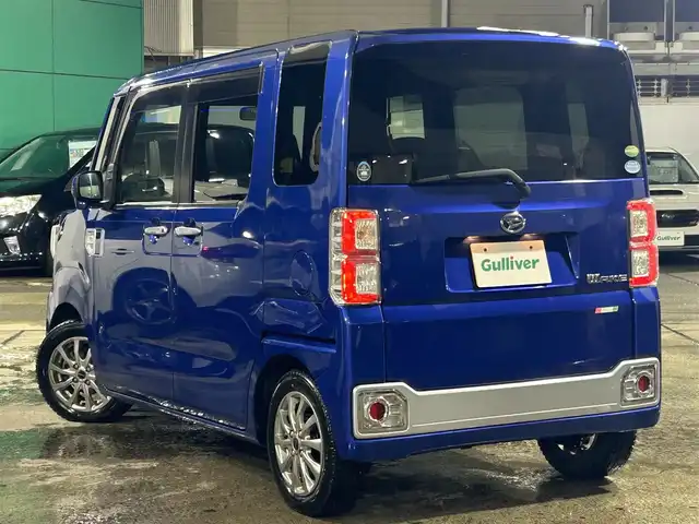 ダイハツ ウェイク X SA 青森県 2015(平27)年 9.7万km ブルーメタリック 4WD/寒冷地仕様/片側パワースライドドア/純正14AW夏タイヤ積込（155/65/14）/純正フロアマット/フォグランプ/ベンチシート/D席シートヒーター/オートライト/アイドリングストップ/横滑り防止機能/衝突軽減ブレーキ/盗難防止警報/KENWOODカーオーディオ/【AM/FM/CD/MD】/エンジンスターター/取扱説明書/保証書