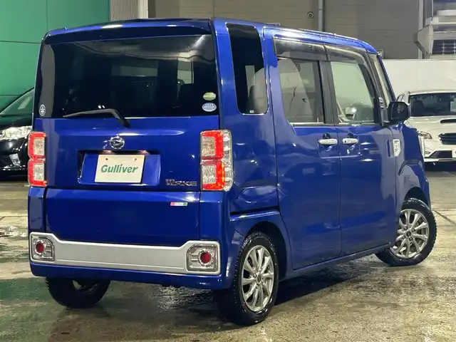 ダイハツ ウェイク X SA 青森県 2015(平27)年 9.7万km ブルーメタリック 4WD/寒冷地仕様/片側パワースライドドア/純正14AW夏タイヤ積込（155/65/14）/純正フロアマット/フォグランプ/ベンチシート/D席シートヒーター/オートライト/アイドリングストップ/横滑り防止機能/衝突軽減ブレーキ/盗難防止警報/KENWOODカーオーディオ/【AM/FM/CD/MD】/エンジンスターター/取扱説明書/保証書