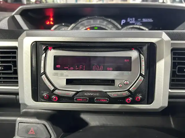 ダイハツ ウェイク X SA 青森県 2015(平27)年 9.7万km ブルーメタリック 4WD/寒冷地仕様/片側パワースライドドア/純正14AW夏タイヤ積込（155/65/14）/純正フロアマット/フォグランプ/ベンチシート/D席シートヒーター/オートライト/アイドリングストップ/横滑り防止機能/衝突軽減ブレーキ/盗難防止警報/KENWOODカーオーディオ/【AM/FM/CD/MD】/エンジンスターター/取扱説明書/保証書