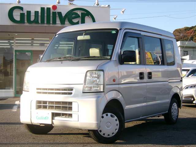 スズキ エブリイ ジョイン 兵庫県 2010(平22)年 8.1万km シルキーシルバーメタリック ♪車検 令和8年4月29日迄/キーレス/スペアキー/革調シートカバー/ヘッドライトレベライザー/フロアマット/ドアバイザー