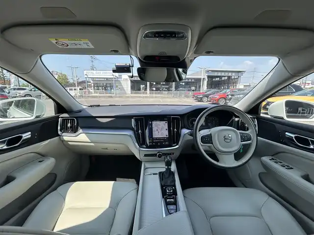 ボルボ Ｓ６０ 滋賀県 2020(令2)年 4.3万km パール HDDナビ/フルセグテレビ/アイドリングストップ/レザーシート（白）/シートヒーター/電動シート/全周囲カメラ/ドラレコ/ブラインドスポットセンサー/ETC/追従クルーズコントロール