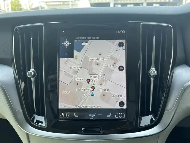 ボルボ Ｓ６０ 滋賀県 2020(令2)年 4.3万km パール HDDナビ/フルセグテレビ/アイドリングストップ/レザーシート（白）/シートヒーター/電動シート/全周囲カメラ/ドラレコ/ブラインドスポットセンサー/ETC/追従クルーズコントロール