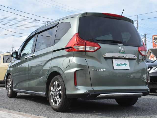 ホンダ フリード＋ クロスター ホンダセンシング 神奈川県 2019(令1)年 2.9万km シルバーミストグリーンM ワンオーナー/純正メモリナビ/フルセグテレビ/バックカメラ/アダプティブクルーズコントロール/プッシュスタート/スマートキー/両側パワースライドドア/ETC/LEDヘッドライト/スペスマートキー/保証書/取説/ナビ説/記録(R.2.3.5)