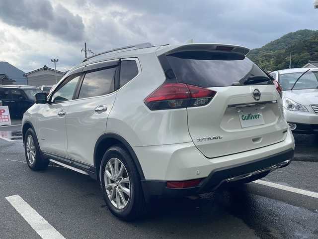 日産 エクストレイル ハイブリッド 20Xi 京都府 2018(平30)年 5.1万km ブリリアントホワイトパール 純正９インチナビ　Ｂｌｕｅｔｏｏｔｈオーディオ　フルセグ　ＤＶＤ再生　アラウンドビューモニター　エマージェンシーブレーキ　プロパイロット　ルーフレール　ドライブレコーダー　ＬＥＤヘッドライト